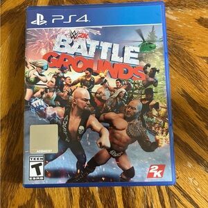 WWE 2K Battlegrounds PS4 Game - Blue Case